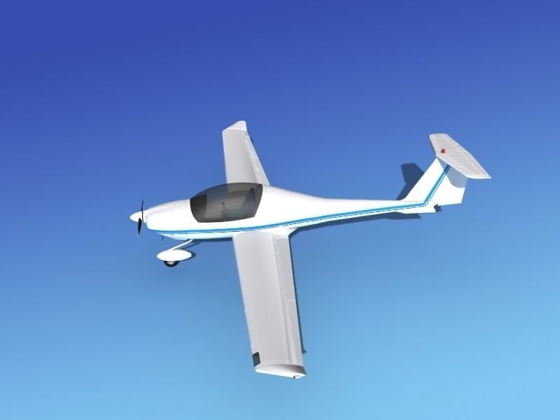 Daimond DA-20 Katana V12 3D model_9