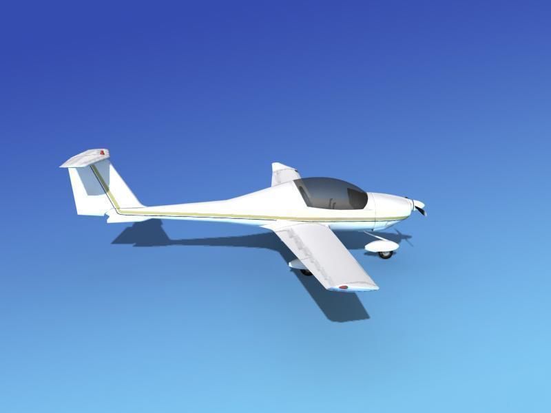 Daimond DA-20 Katana V13 3D model_4