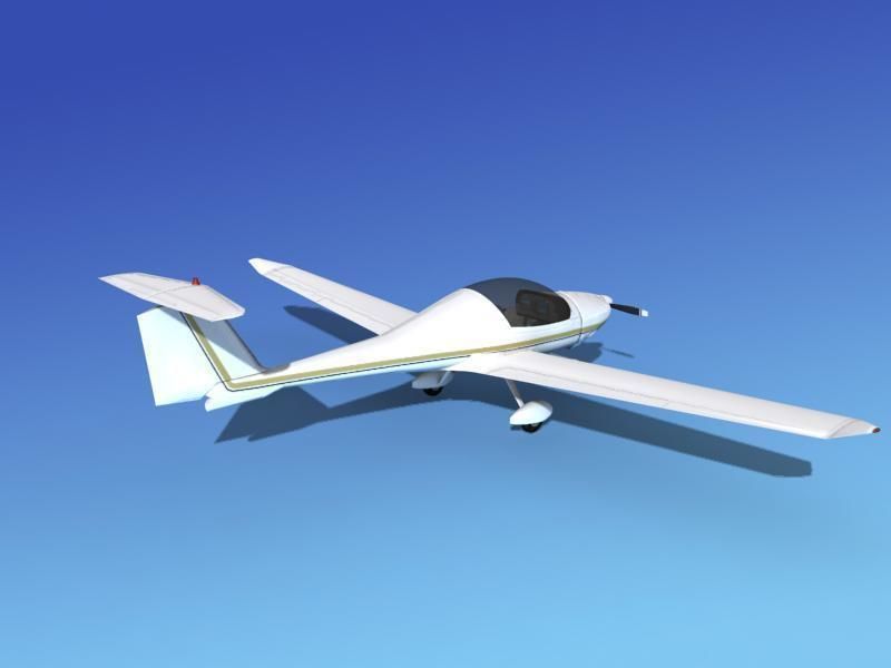 Daimond DA-20 Katana V13 3D model_5