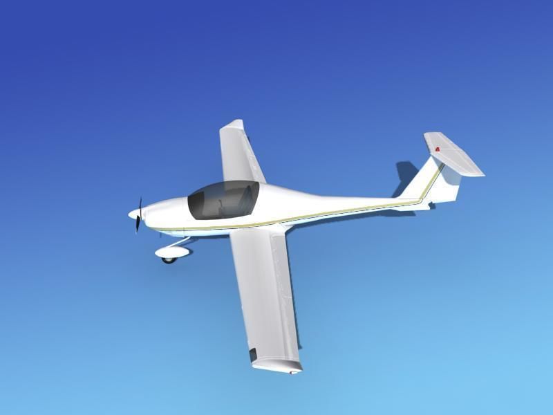 Daimond DA-20 Katana V13 3D model_9