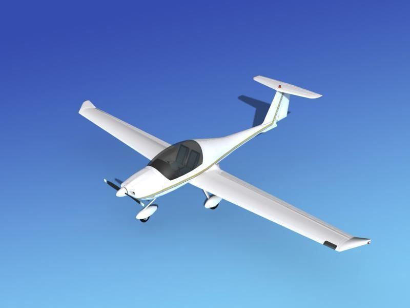 Daimond DA-20 Katana V13 3D model_10