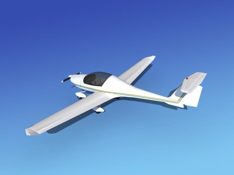 Daimond DA-20 Katana V13 3D model_8