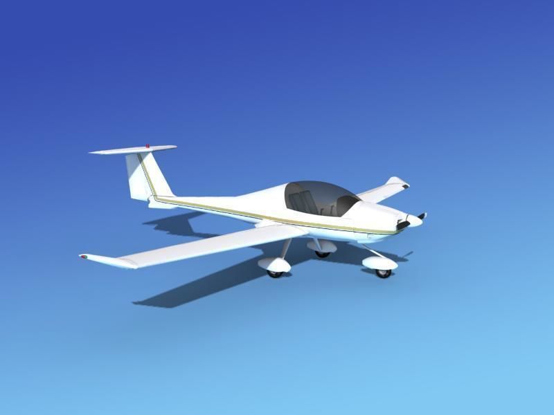 Daimond DA-20 Katana V13 3D model_3