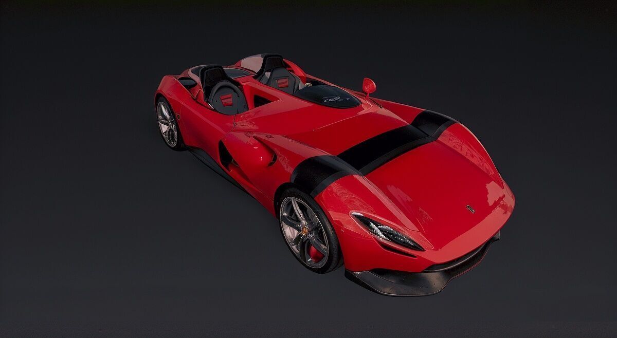 Ferrari Monza Inspired Version 3d model Low-poly 3D model_1