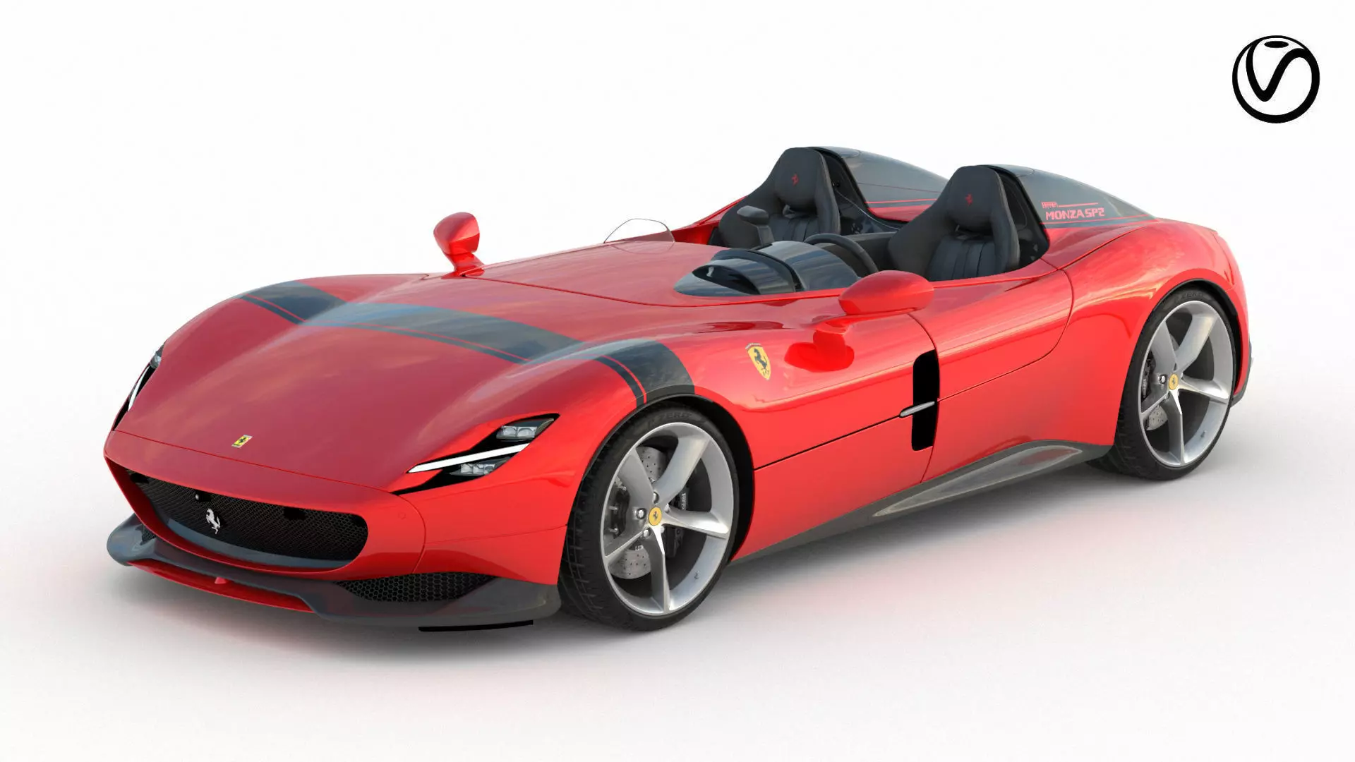 Ferrari Monza Inspired Version 3d model Low-poly 3D model_0