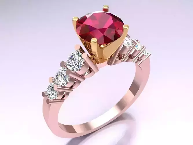 Diamond Ring - Womens Rings - N315416 3D print model