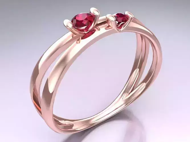 Diamond Ring - Womens Rings - N315430 3D print model