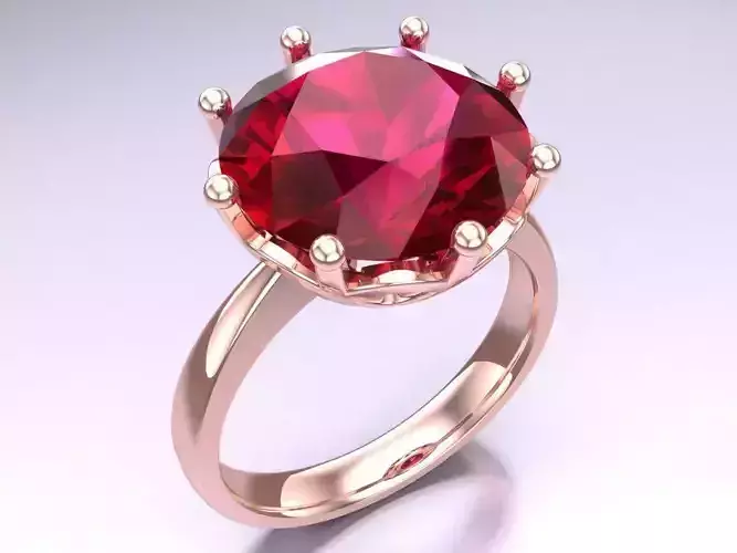 Diamond Ring - Womens Rings - N235410 3D print model
