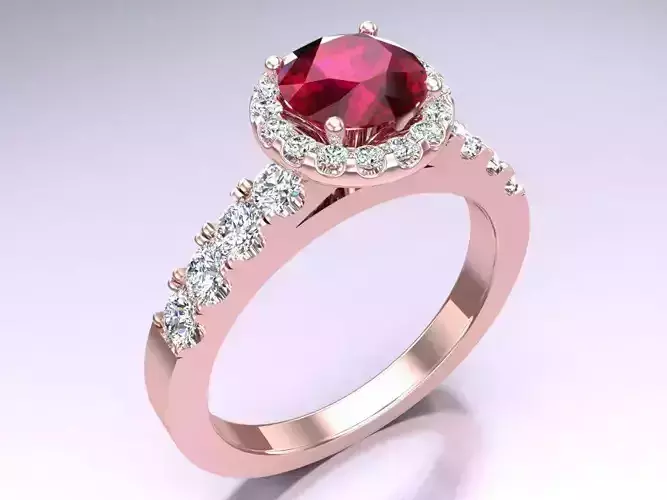 Diamond Ring - Womens Rings - N410254 3D print model