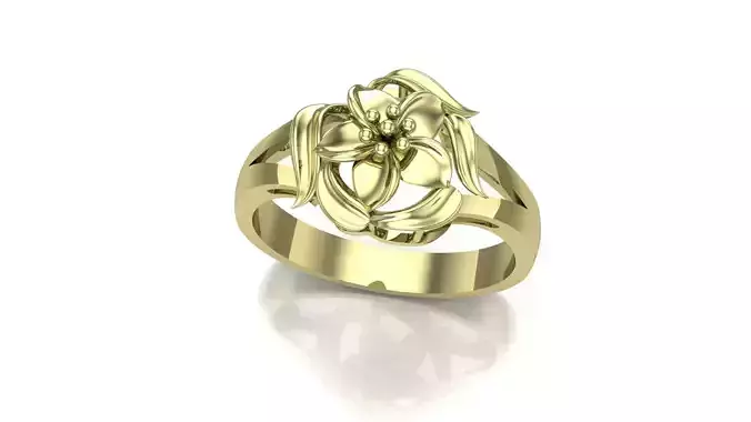Rings flowers FL47332 3D print model