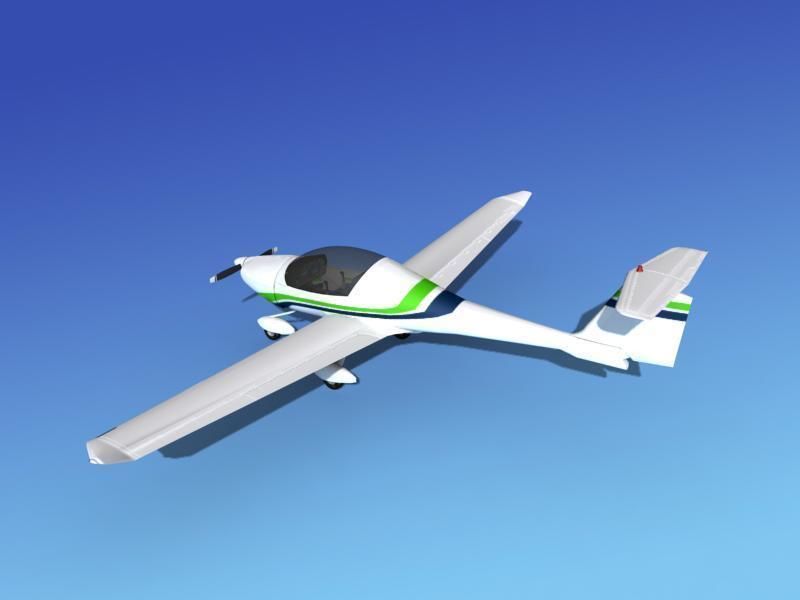 Daimond DA-20 Katana V18 3D model_8