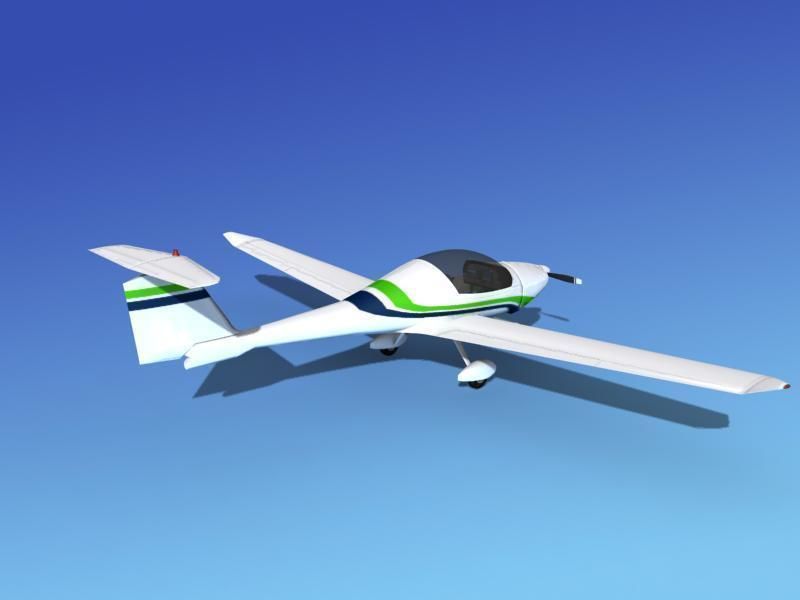 Daimond DA-20 Katana V18 3D model_5