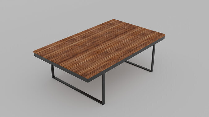 Table Free low-poly 3D model