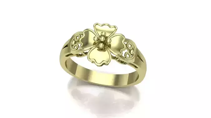 Rings flowers FL47333 3D print model