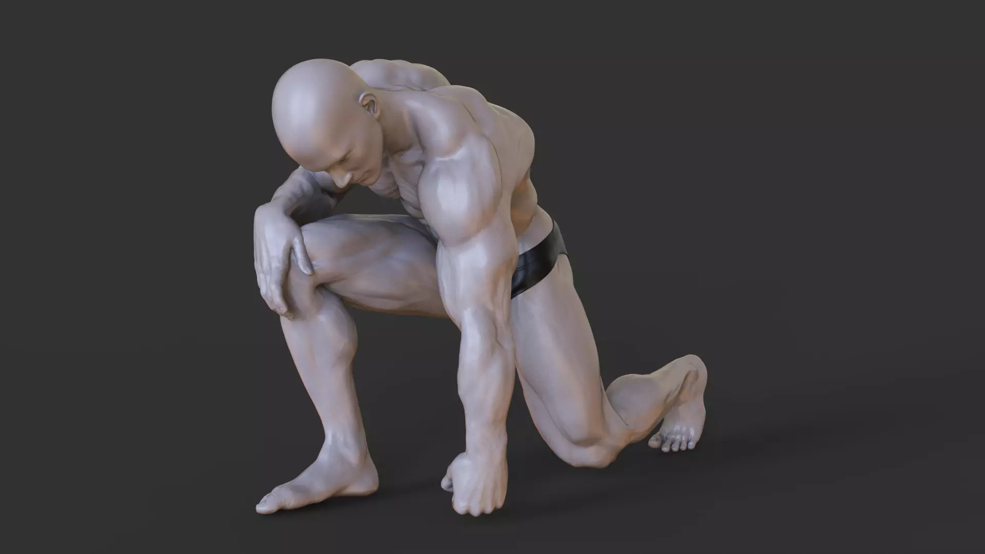 Bodybuilder Pose 3D print model