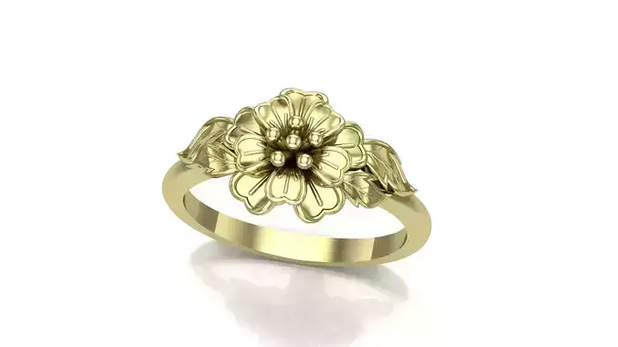 Rings flowers FL47334 3D print model