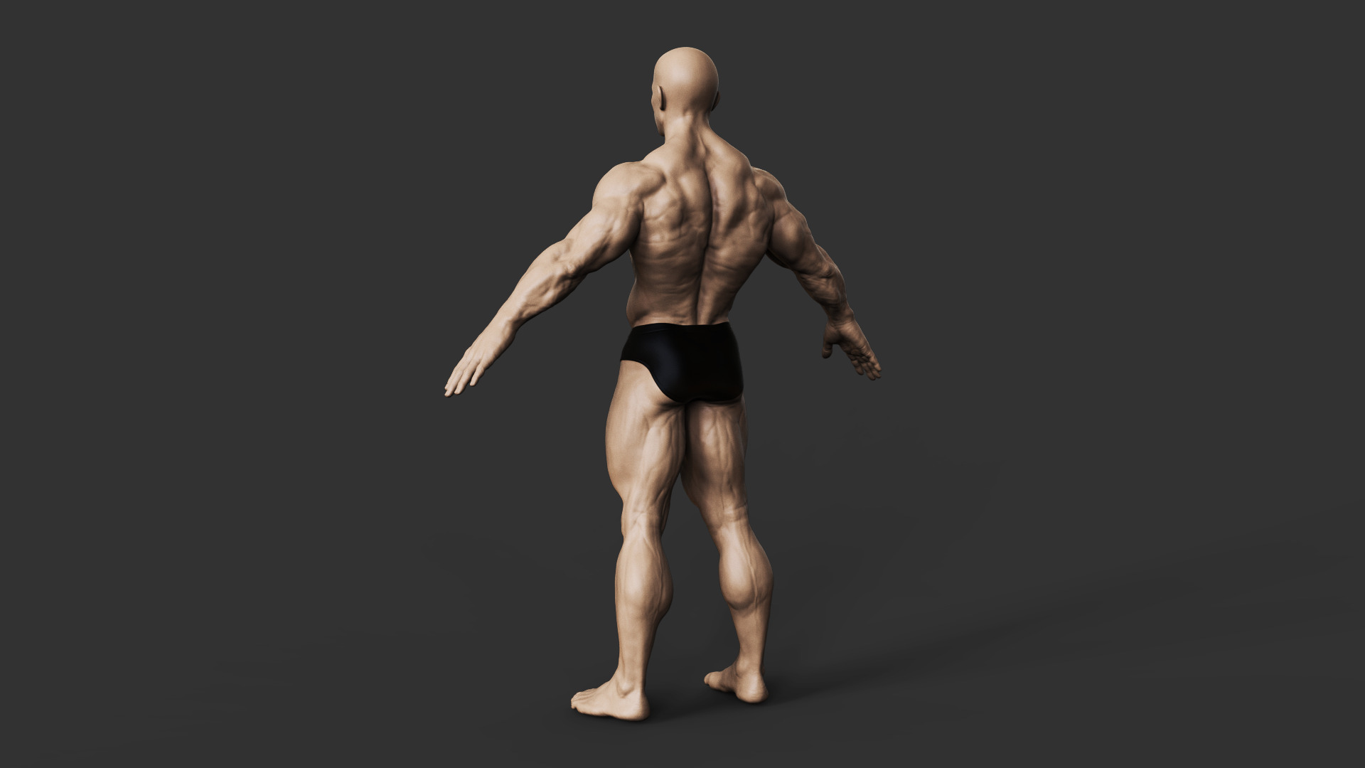 Bodybuilder 3D print model_3