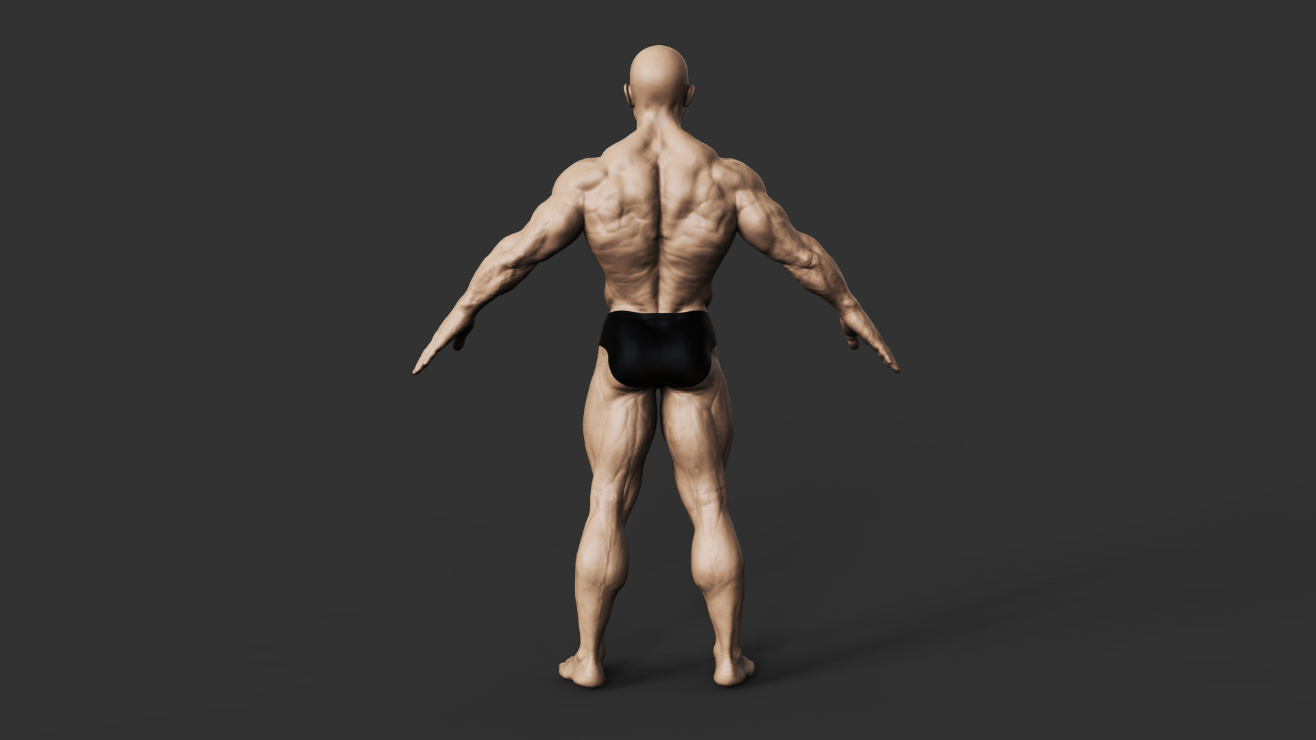 Bodybuilder 3D print model_4