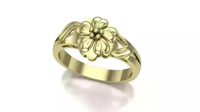 Rings flowers FL47335 3D print model