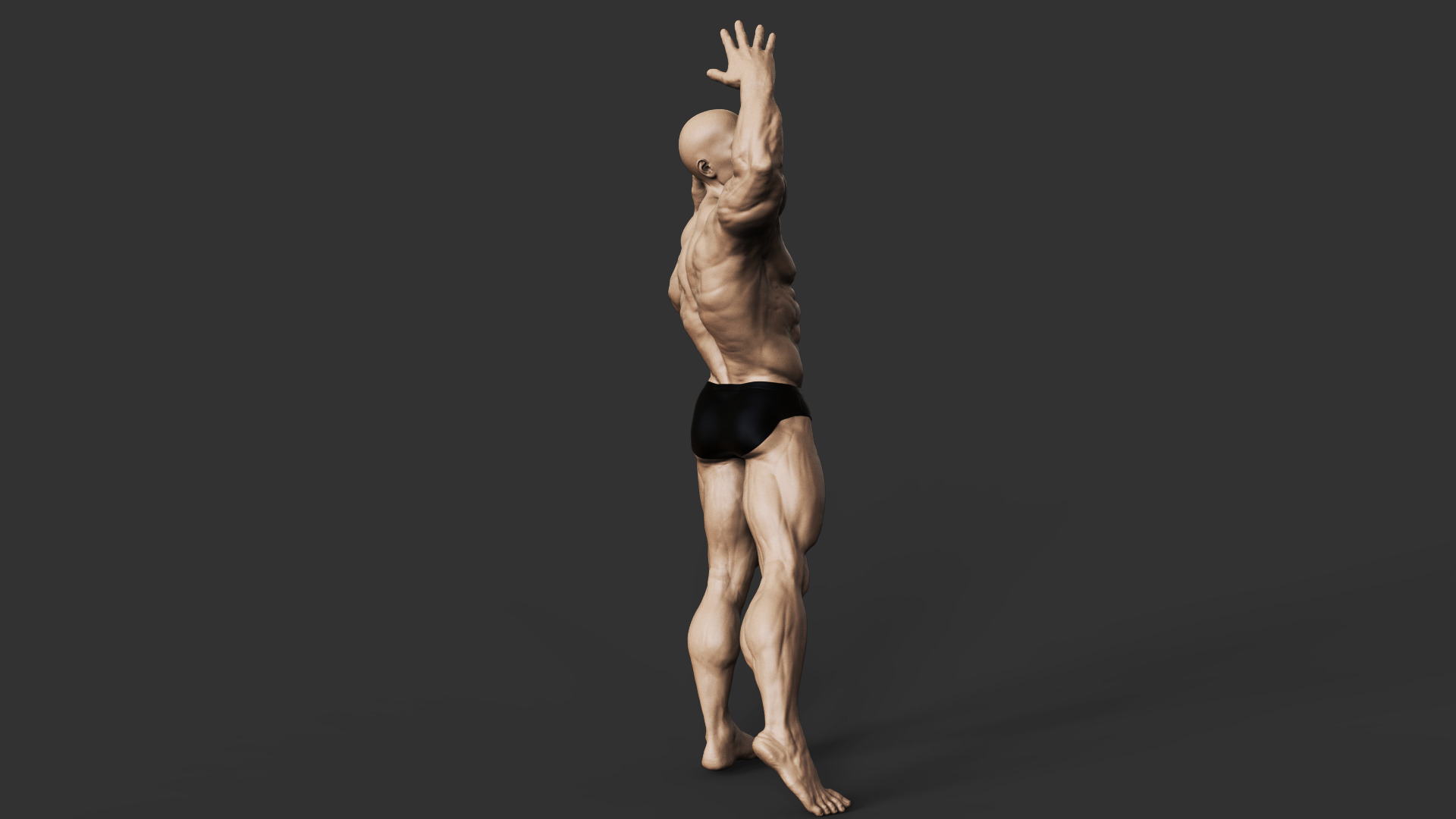 Bodybuilder 3D print model_6