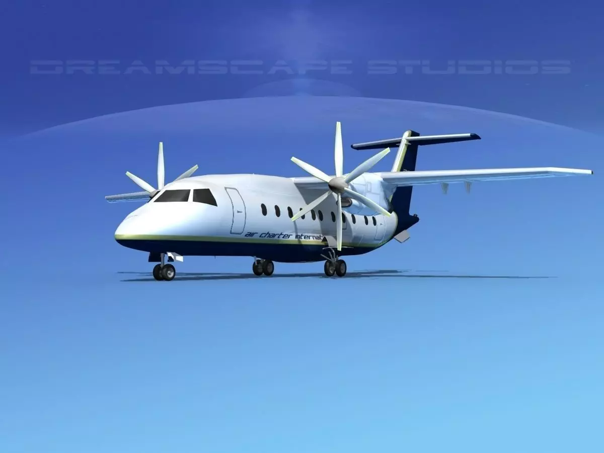 Dornier 328-130 Air Charter Intl 3D model_0
