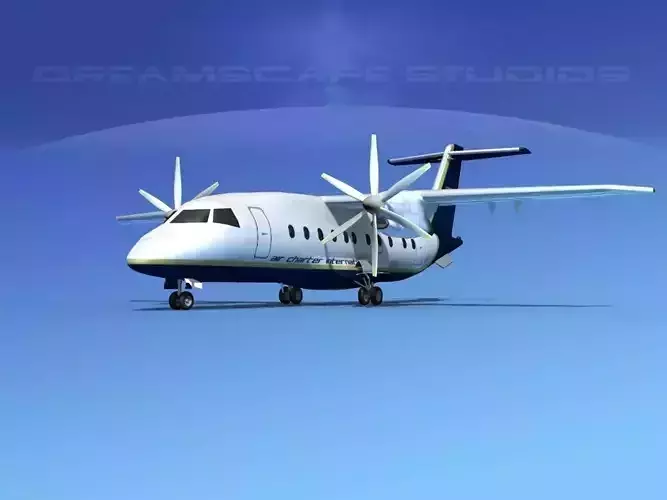 Dornier 328-130 Air Charter Intl 3D model