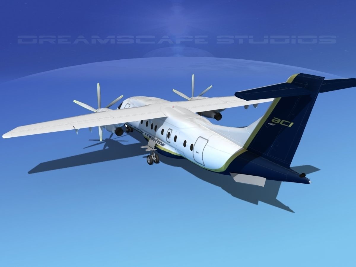 Dornier 328-130 Air Charter Intl 3D model_7