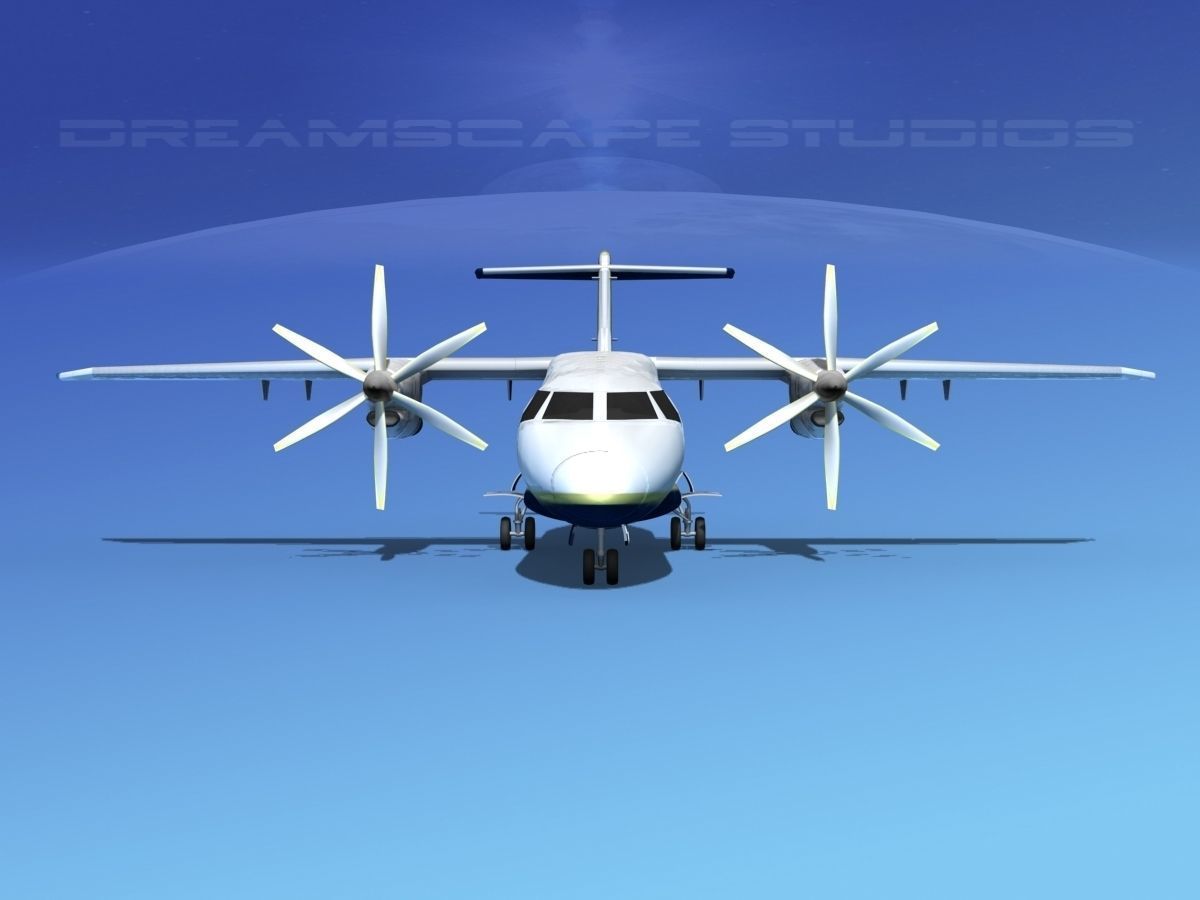 Dornier 328-130 Air Charter Intl 3D model_1
