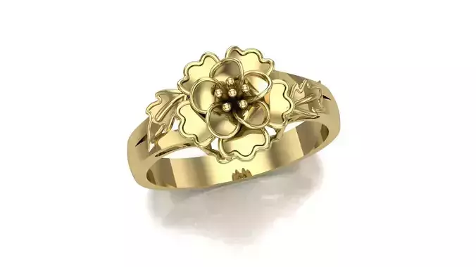 Rings flowers FL47336 3D print model