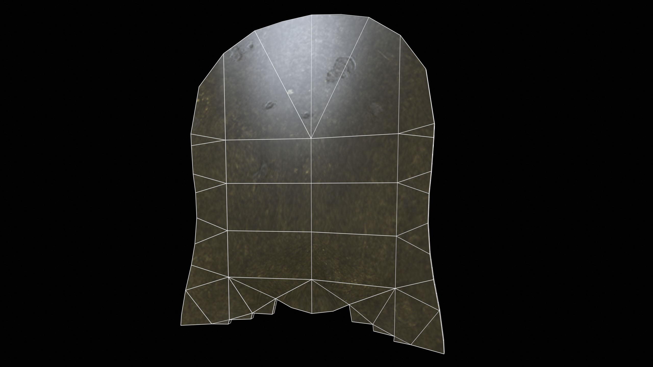 Antique Asian Sculpture PBR Low-poly 3D model_12