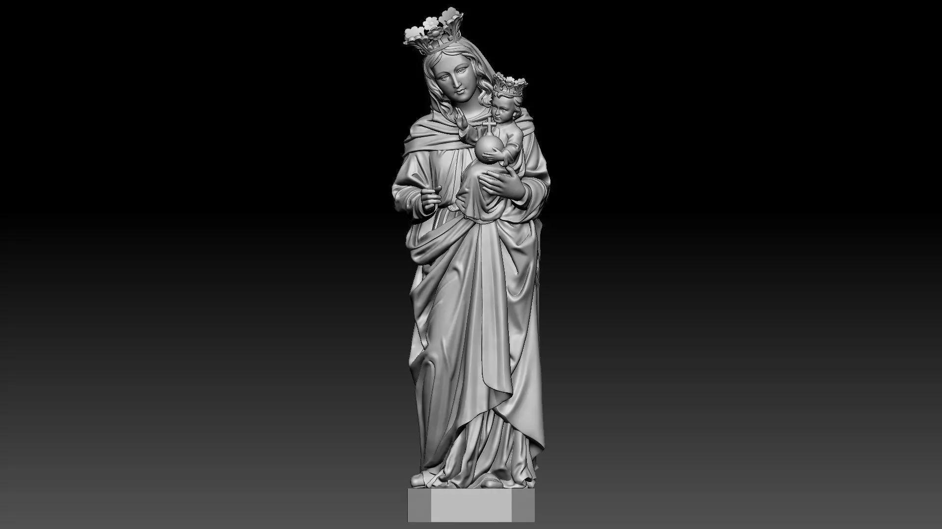 Regina Virgin Mary 3D print model_0