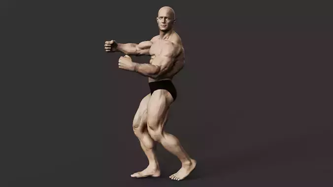 Bodybuilder 3D print model