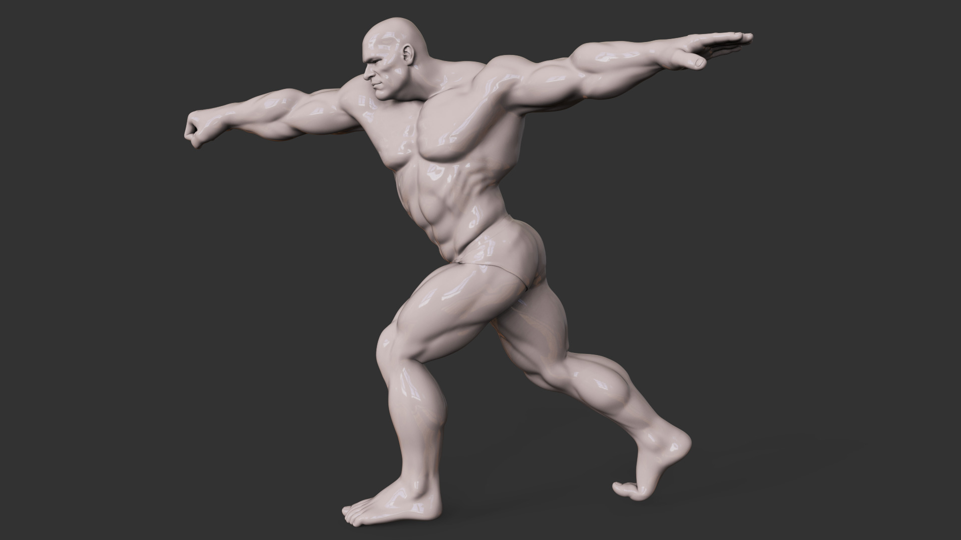 Bodybuilding 3D print model_8