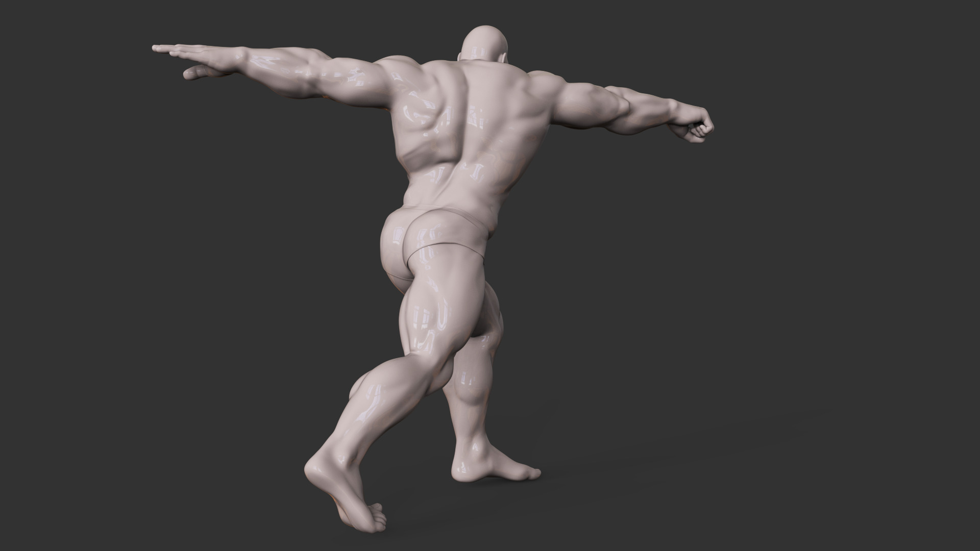 Bodybuilding 3D print model_3