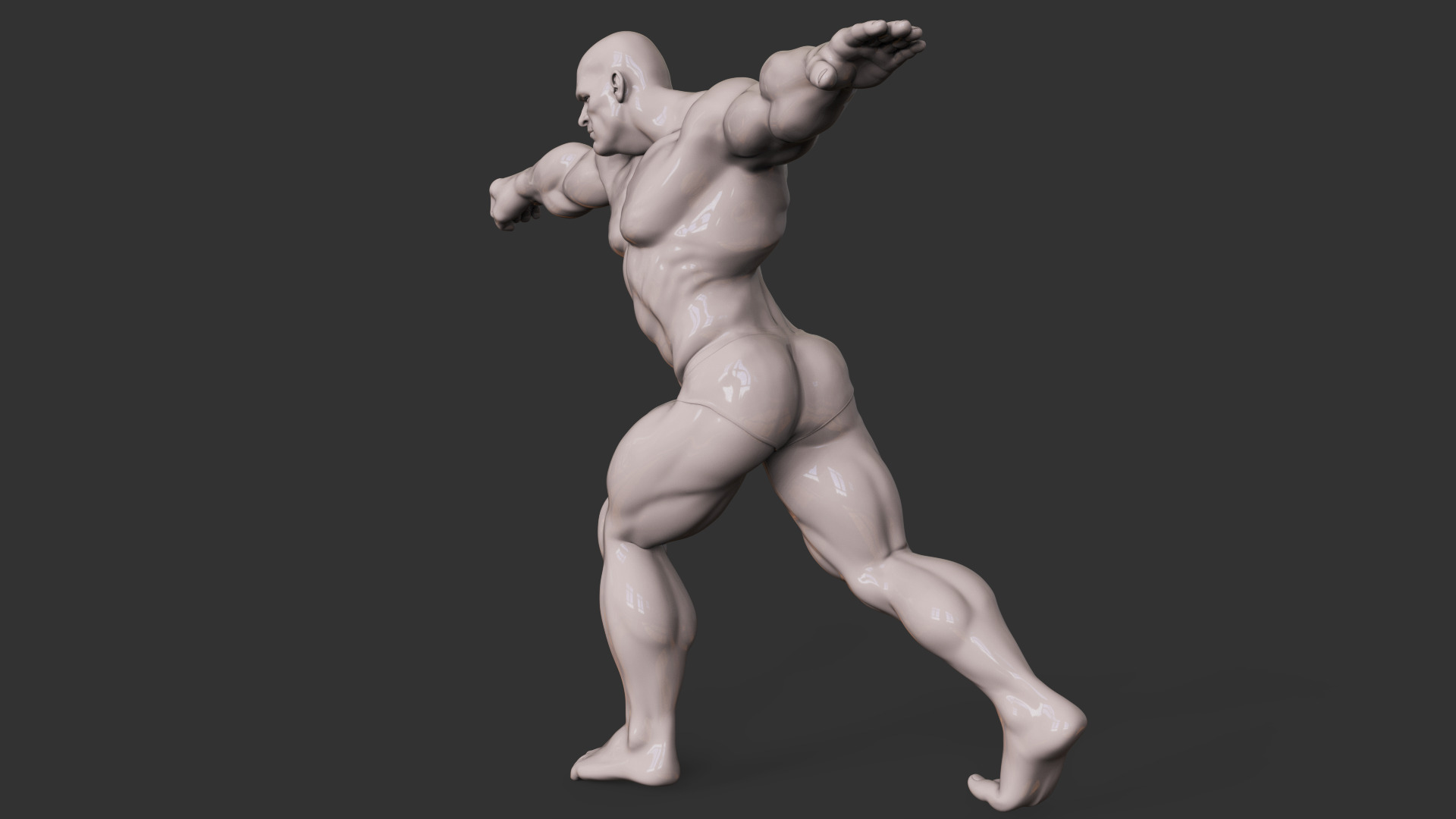 Bodybuilding 3D print model_1