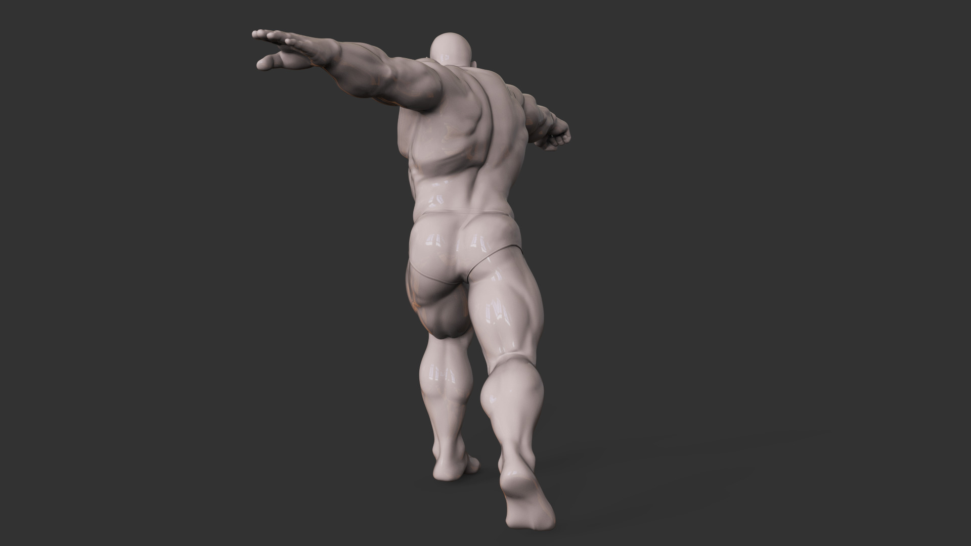 Bodybuilding 3D print model_2