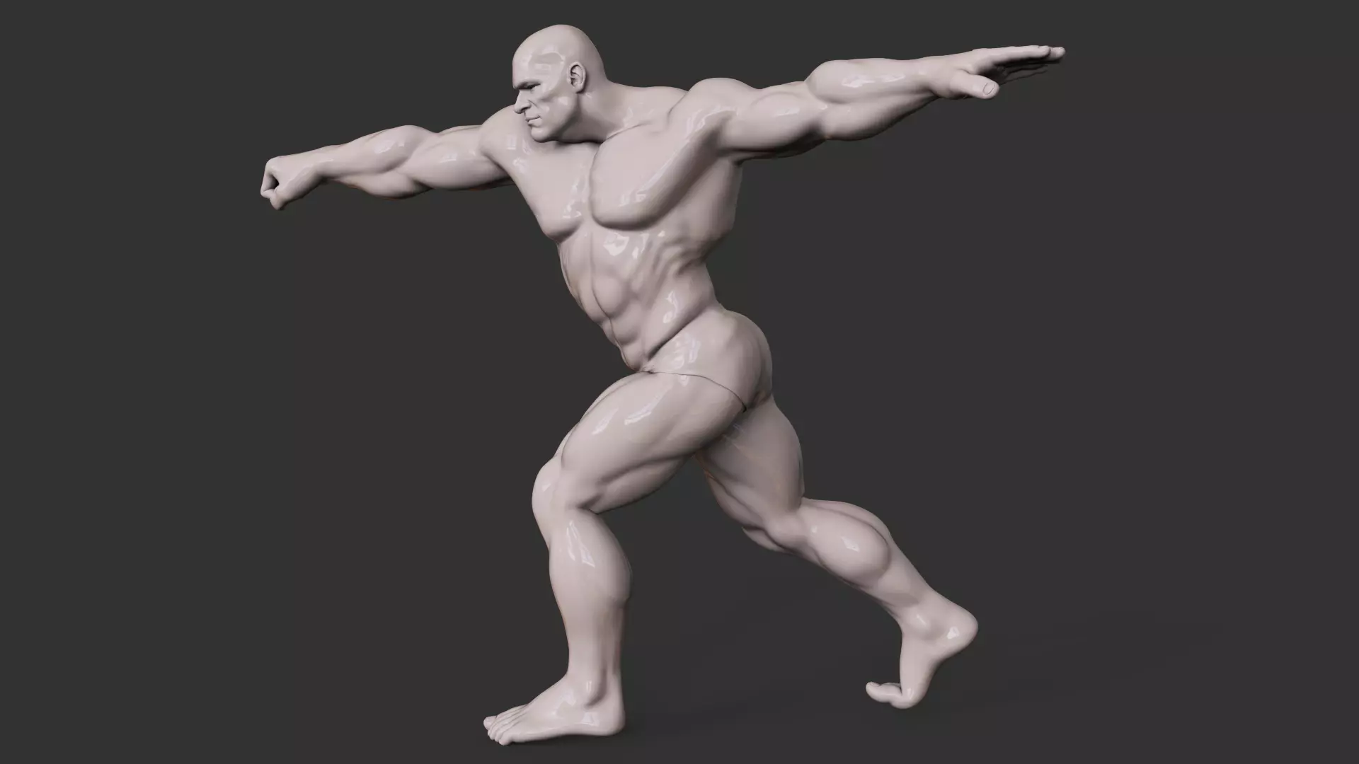 Bodybuilding 3D print model_0