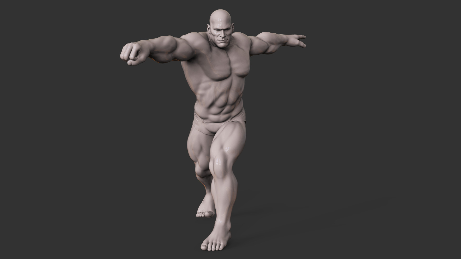 Bodybuilding 3D print model_6