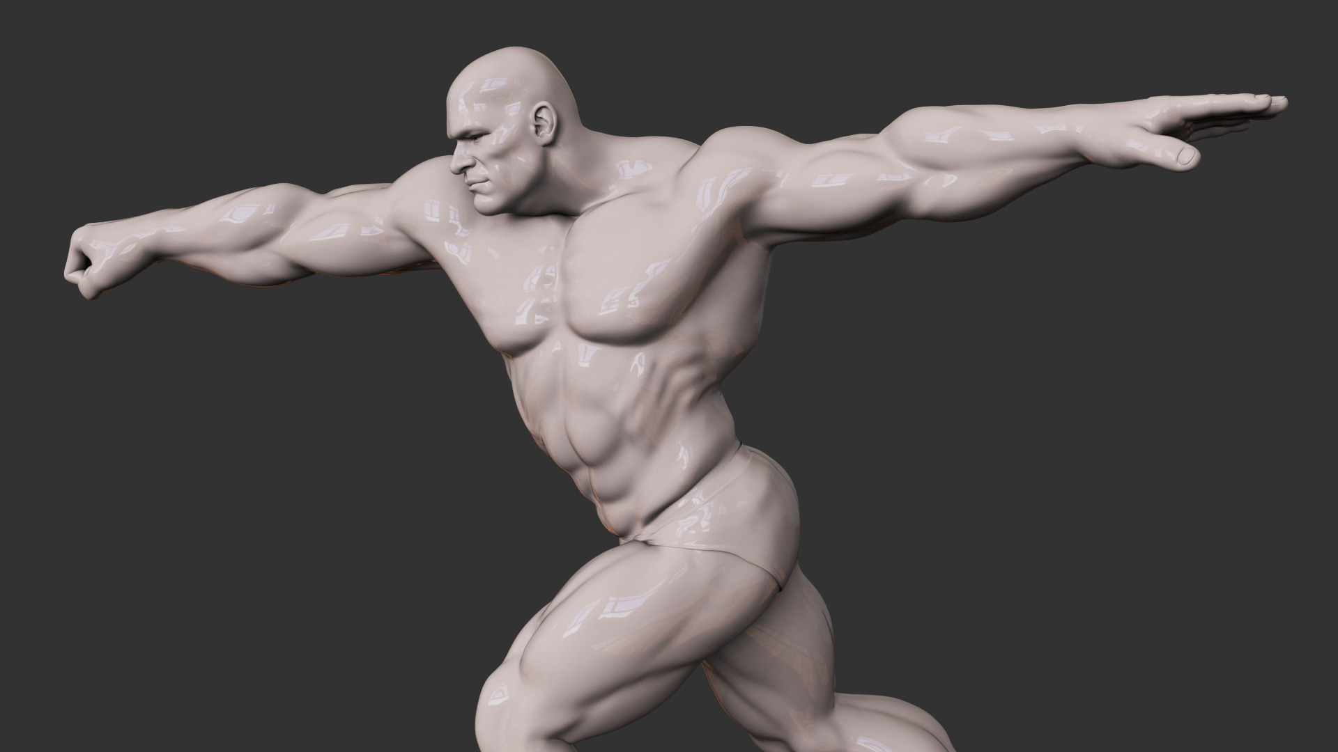 Bodybuilding 3D print model_9