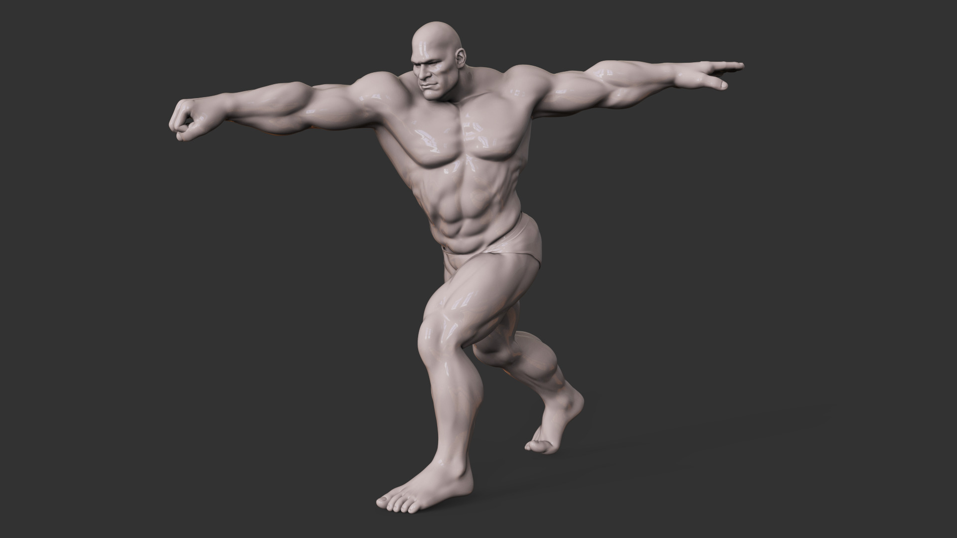 Bodybuilding 3D print model_7