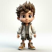 1 cute boy 3D print model
