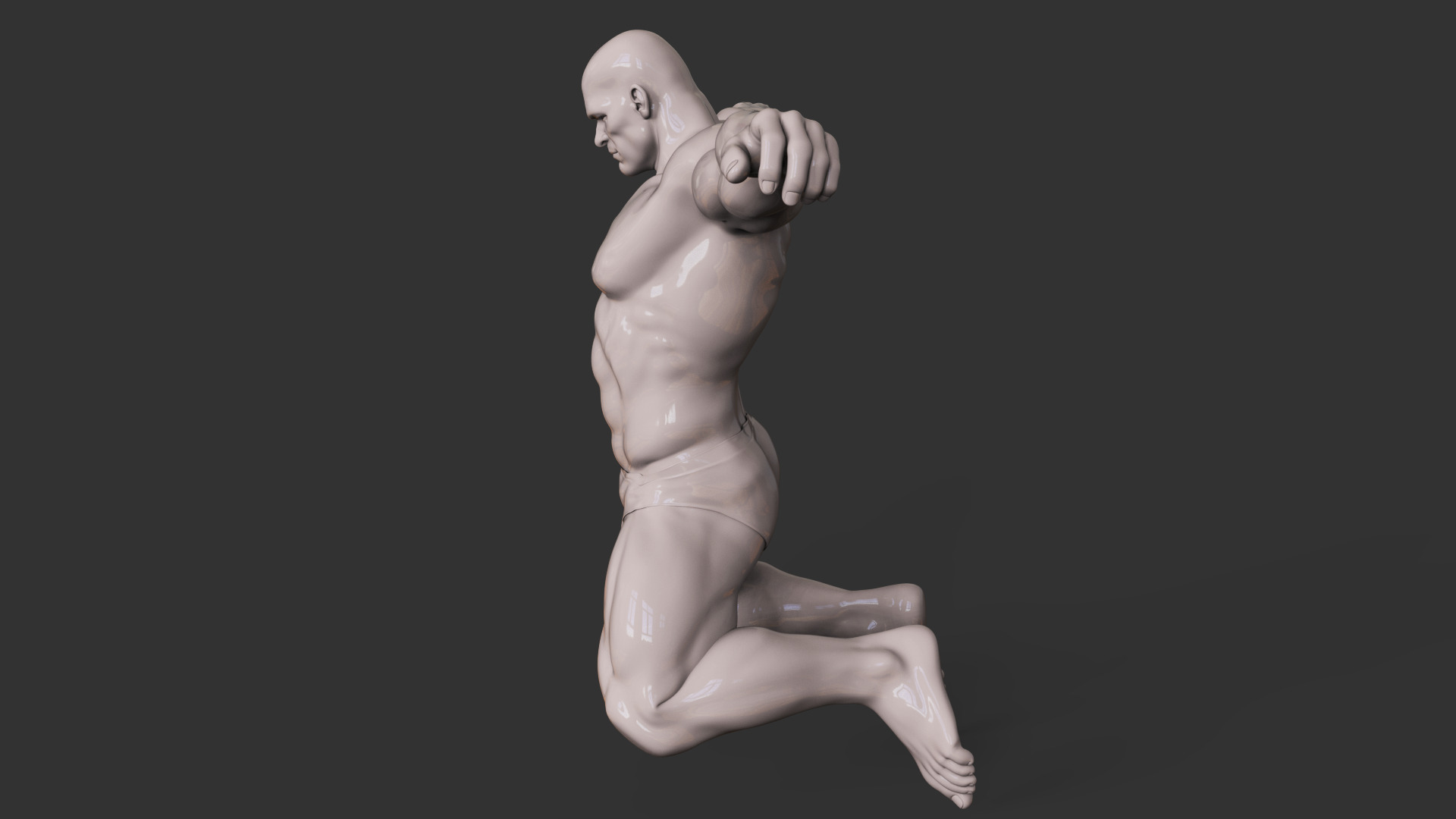 Bodybuilder 3D print model_2