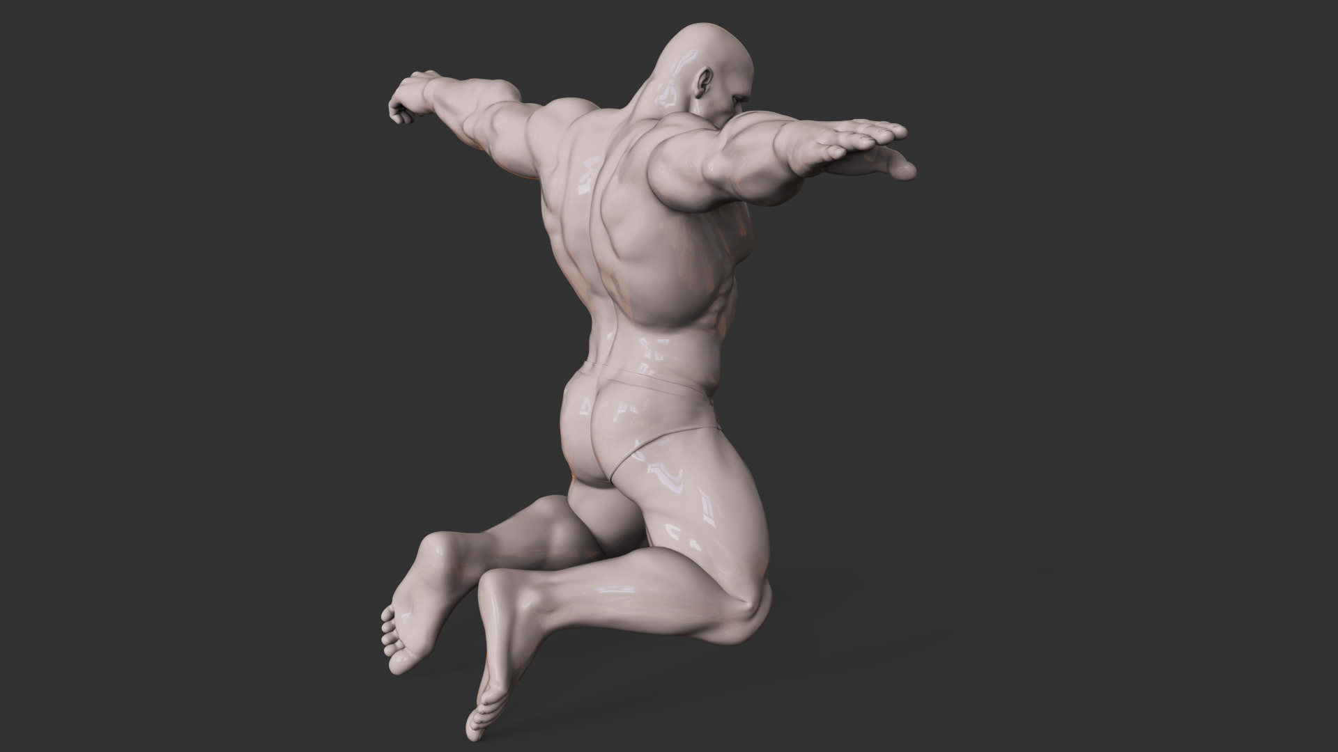 Bodybuilder 3D print model_6