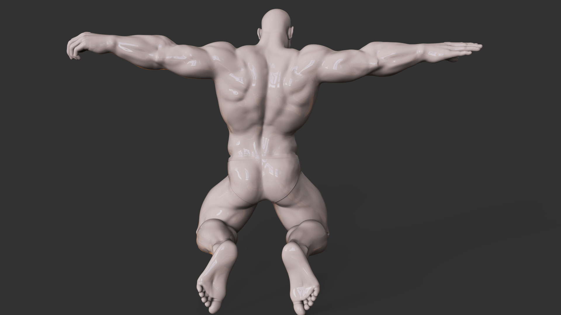 Bodybuilder 3D print model_4