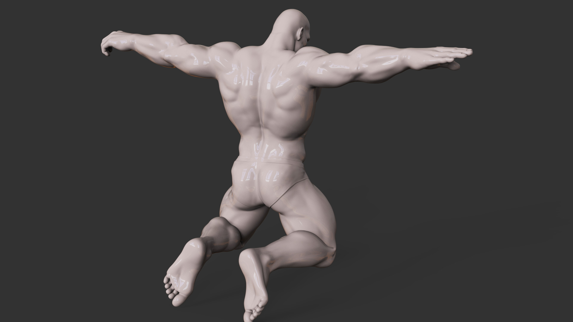 Bodybuilder 3D print model_5