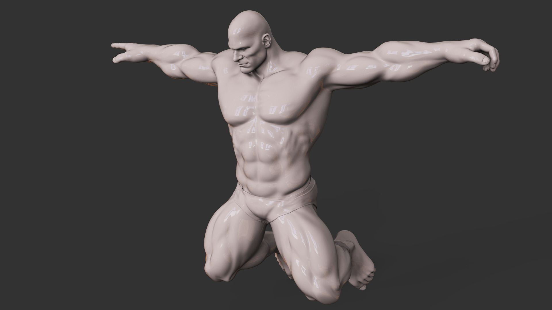 Bodybuilder 3D print model_1