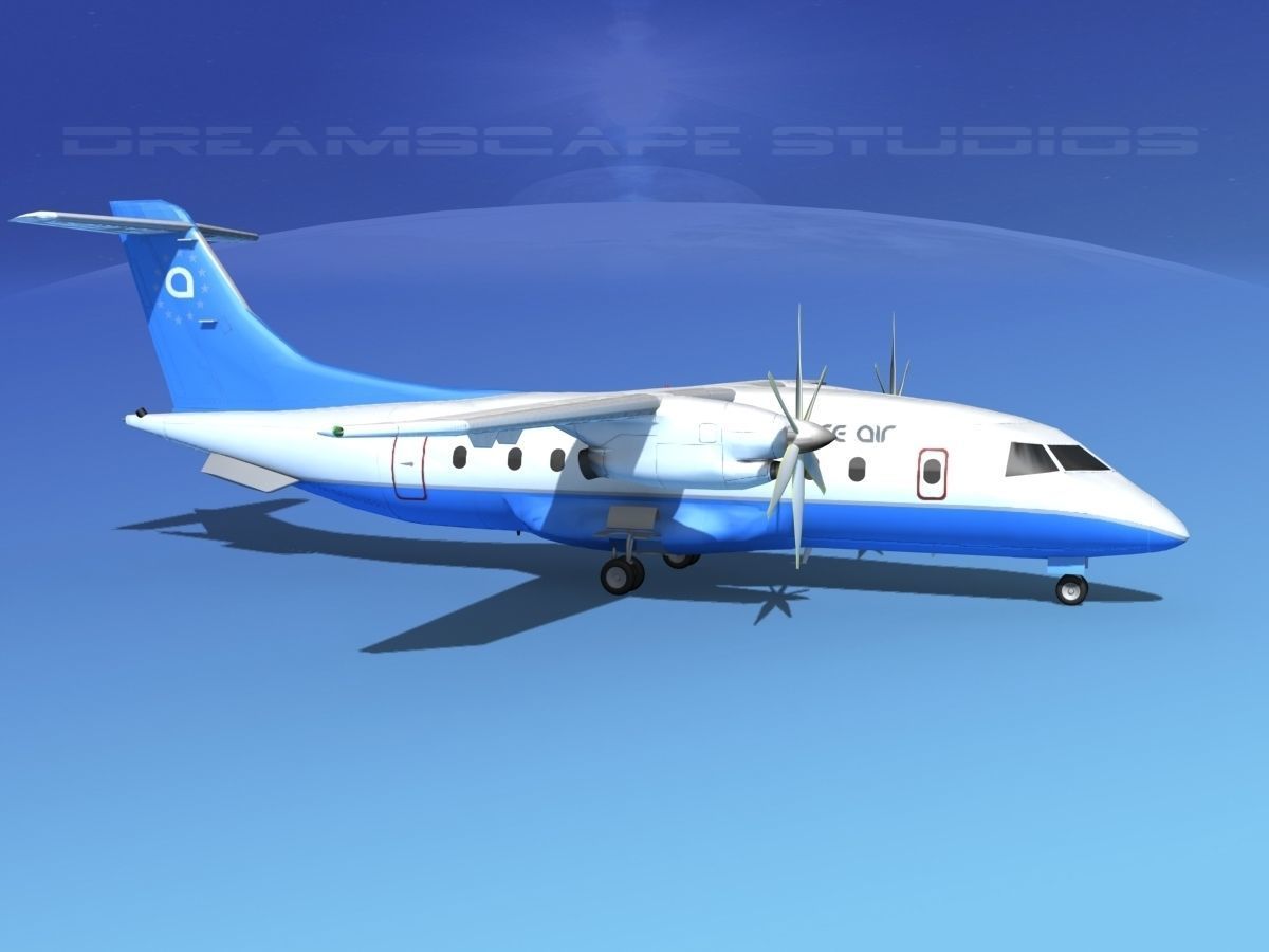 Dornier 328-130 Alliance Air 3D model_3