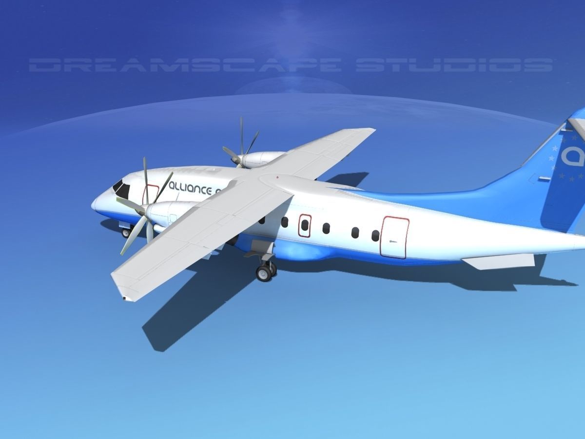 Dornier 328-130 Alliance Air 3D model_8