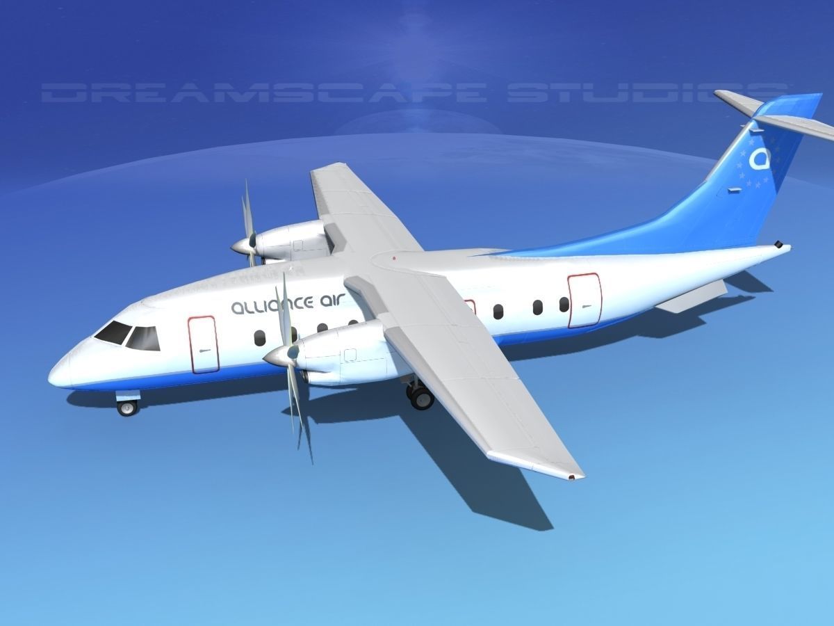 Dornier 328-130 Alliance Air 3D model_9