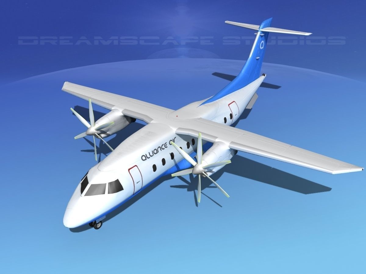 Dornier 328-130 Alliance Air 3D model_10